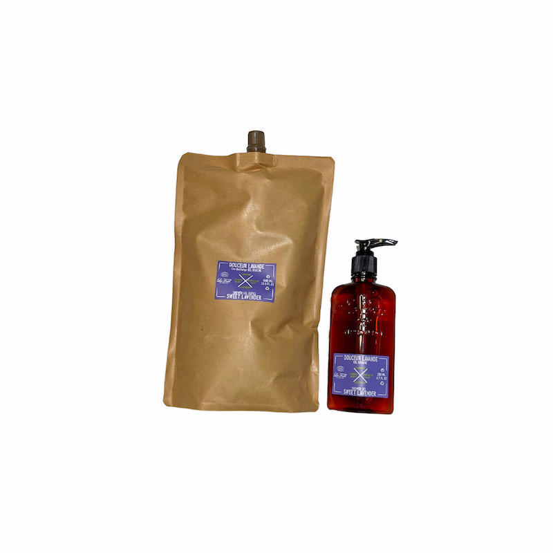 Sweat Lavender Shower Gel 200ml and 1000ml Eco-refill.